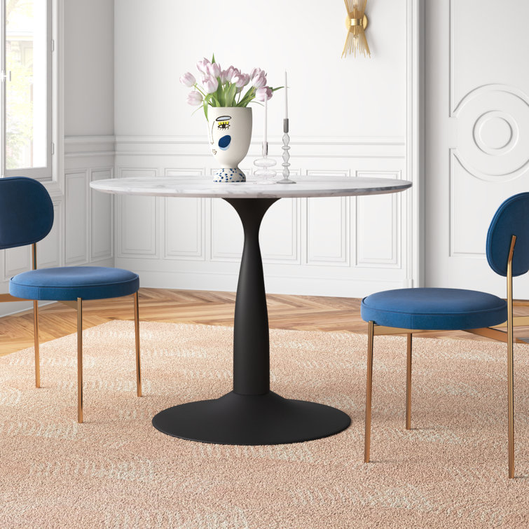 Etta Avenue™ Nicole 40" Pedestal Dining Table & Reviews | Wayfair
